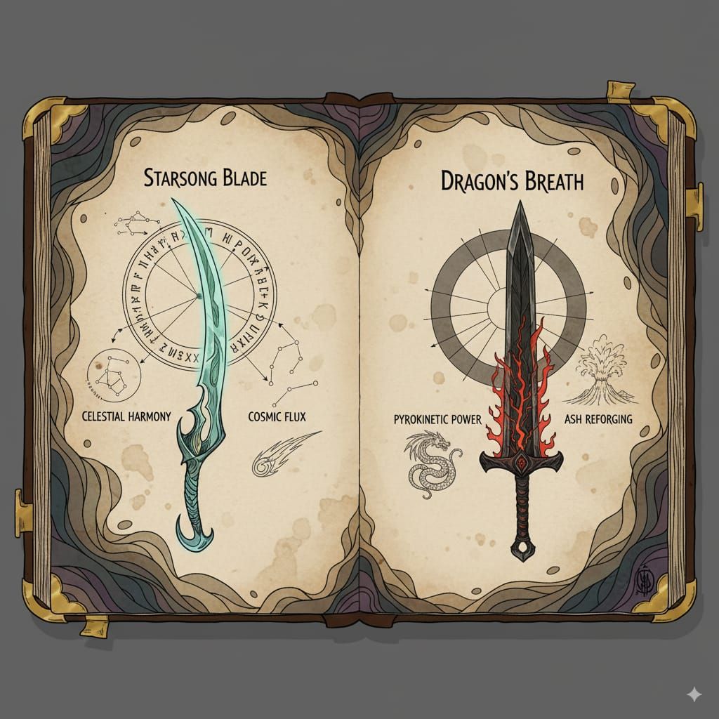 Illustration from a book of ancient magical knowledge.