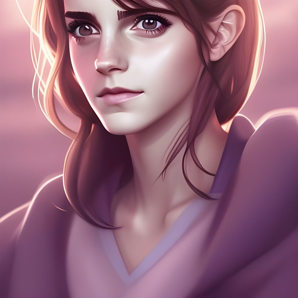 Emma Watson} - AI Generated Artwork - NightCafe Creator