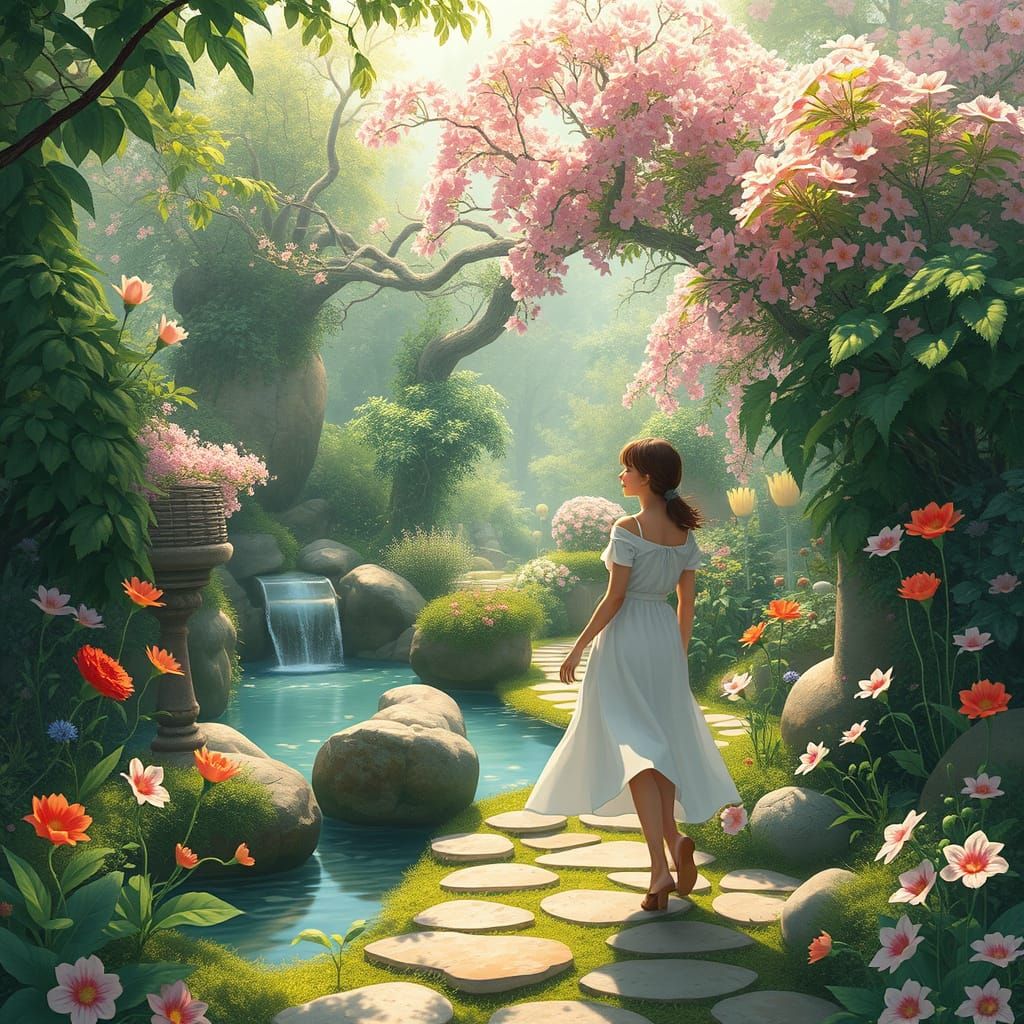 A dream garden  by @coupdevent