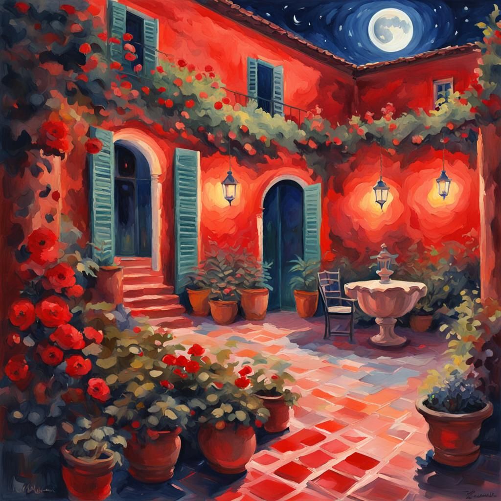 Scarlet Courtyard