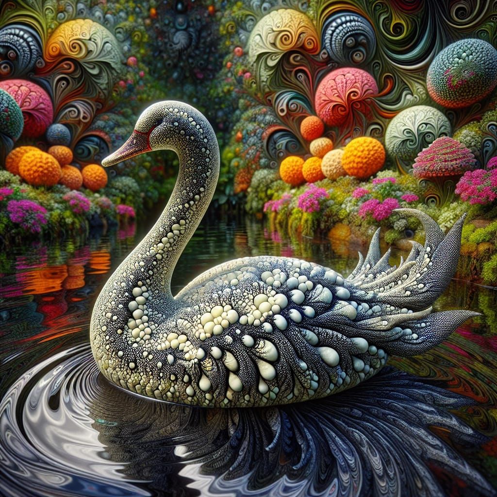 Speckled swan gourd...  by @Hobo Girl