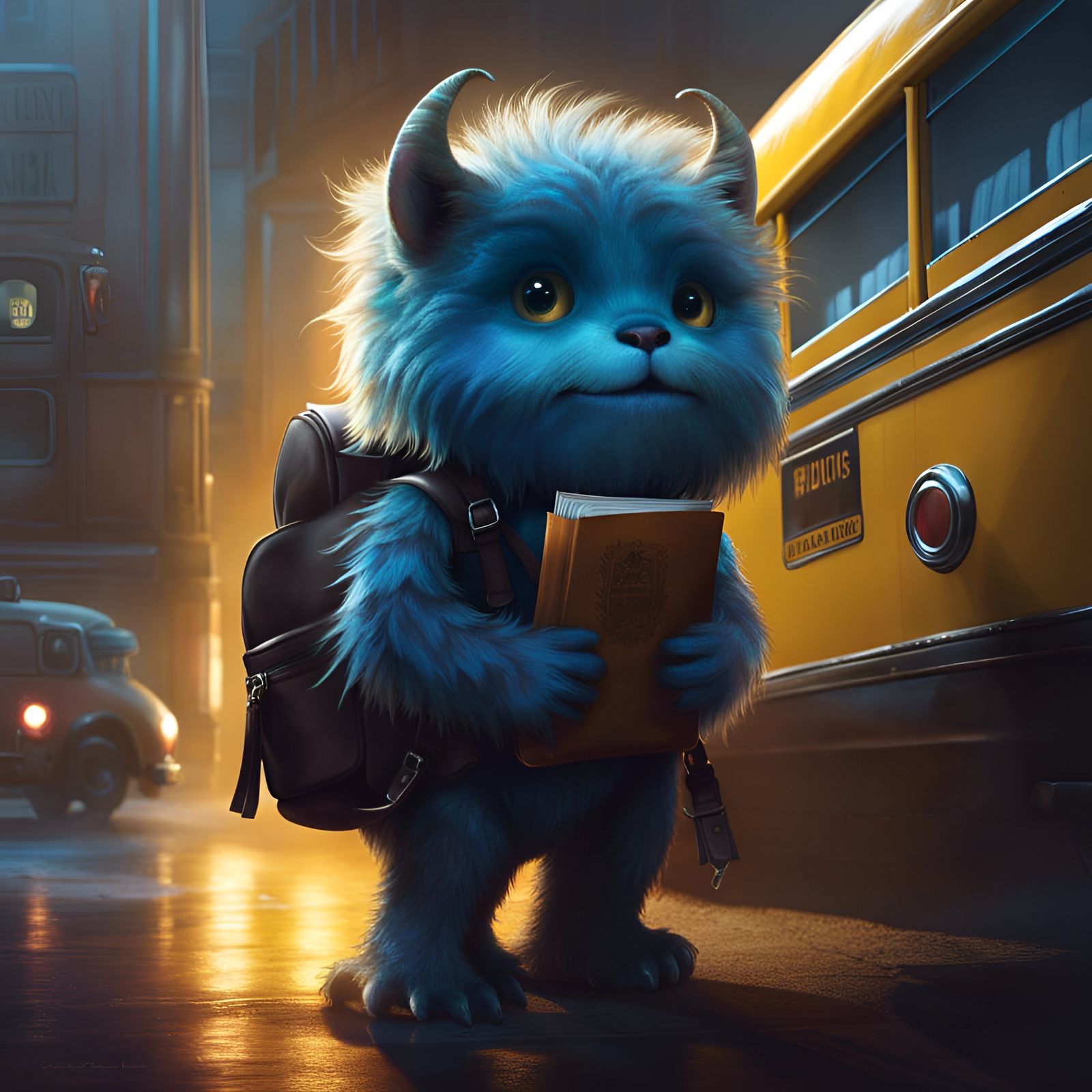 First day of Monster school  by @Awkward_Purple_Crayon