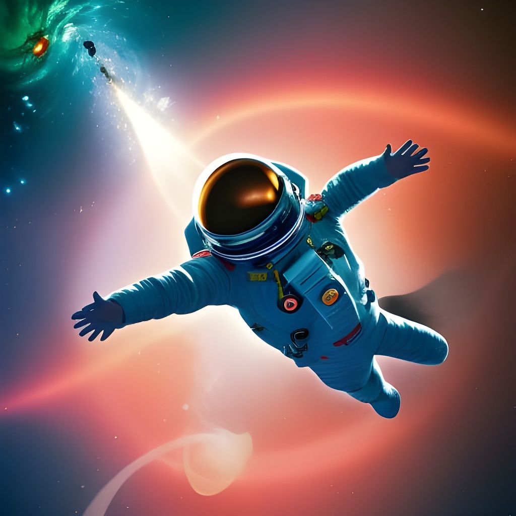 Cosmonaut in Deep Space