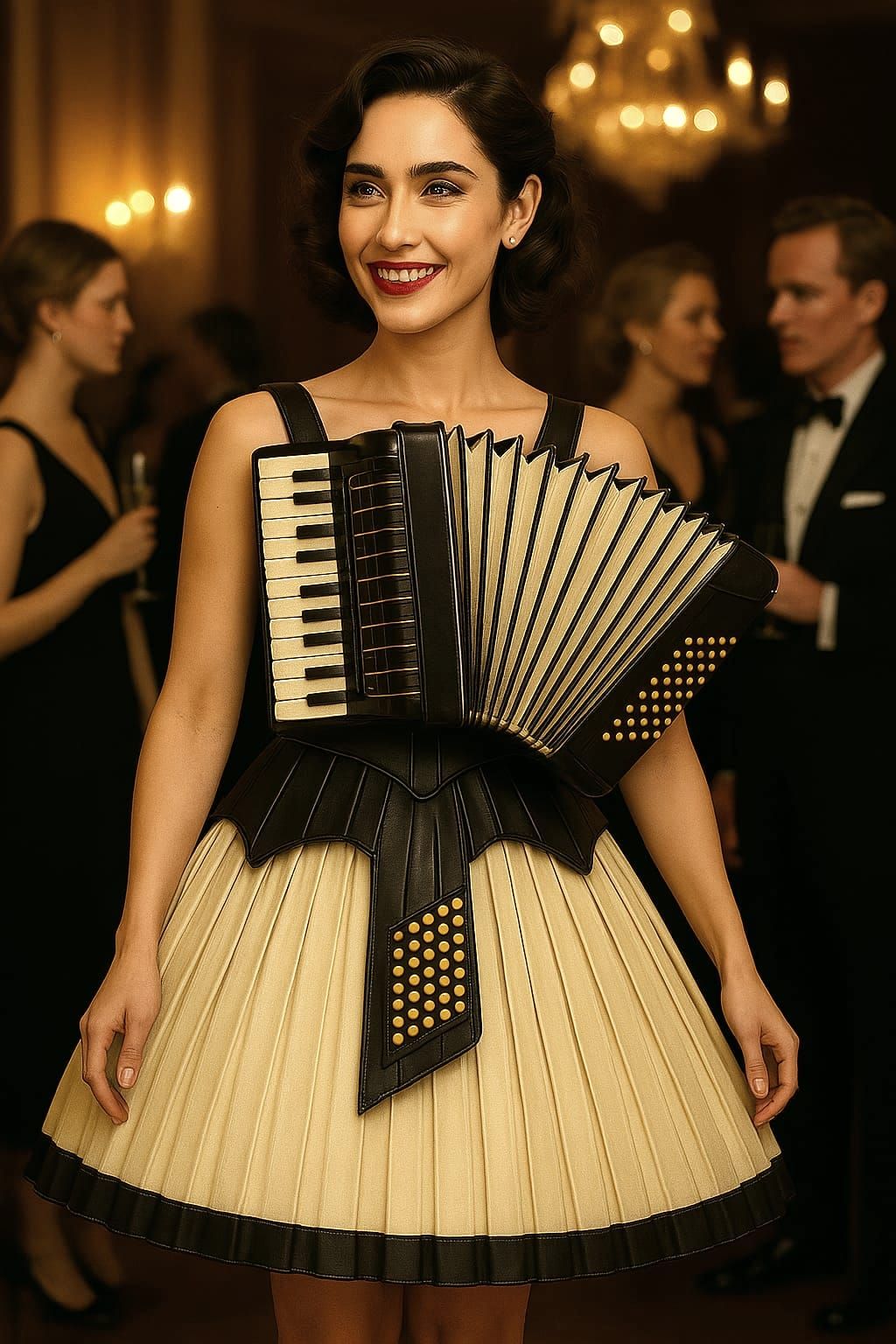 I Thought the Invitation Said to Dress Accordionly