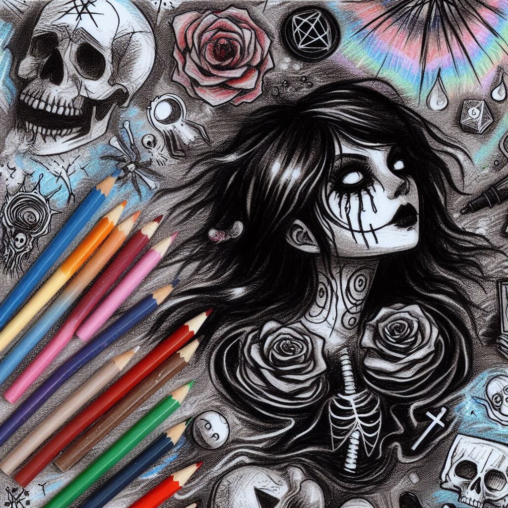 Cute Goth Art Jam Stuff