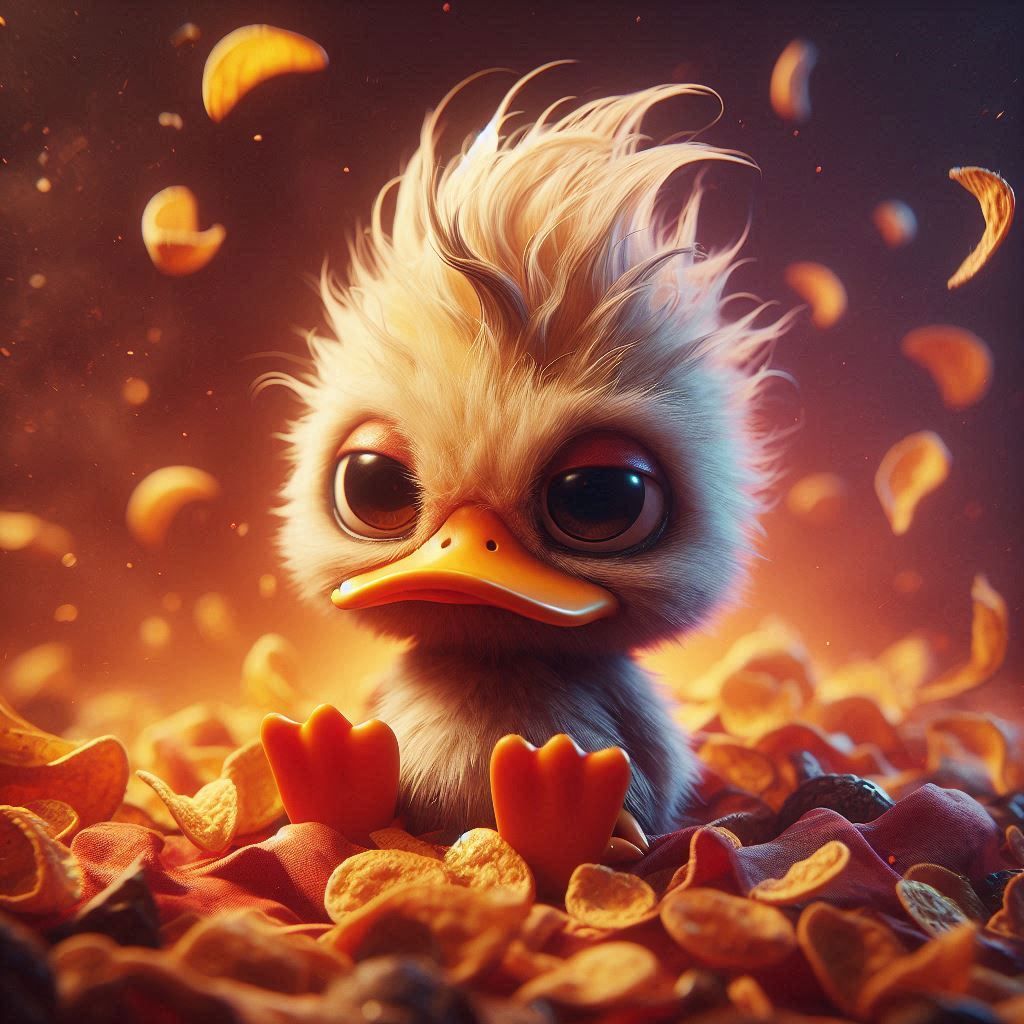 One wacky duck