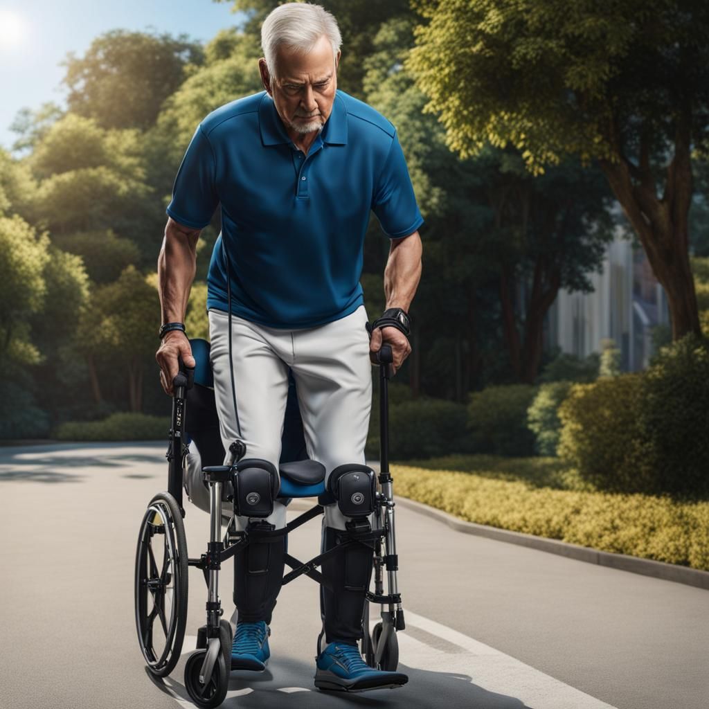 The Triumph In Learning To Walk Again  by @possom2009