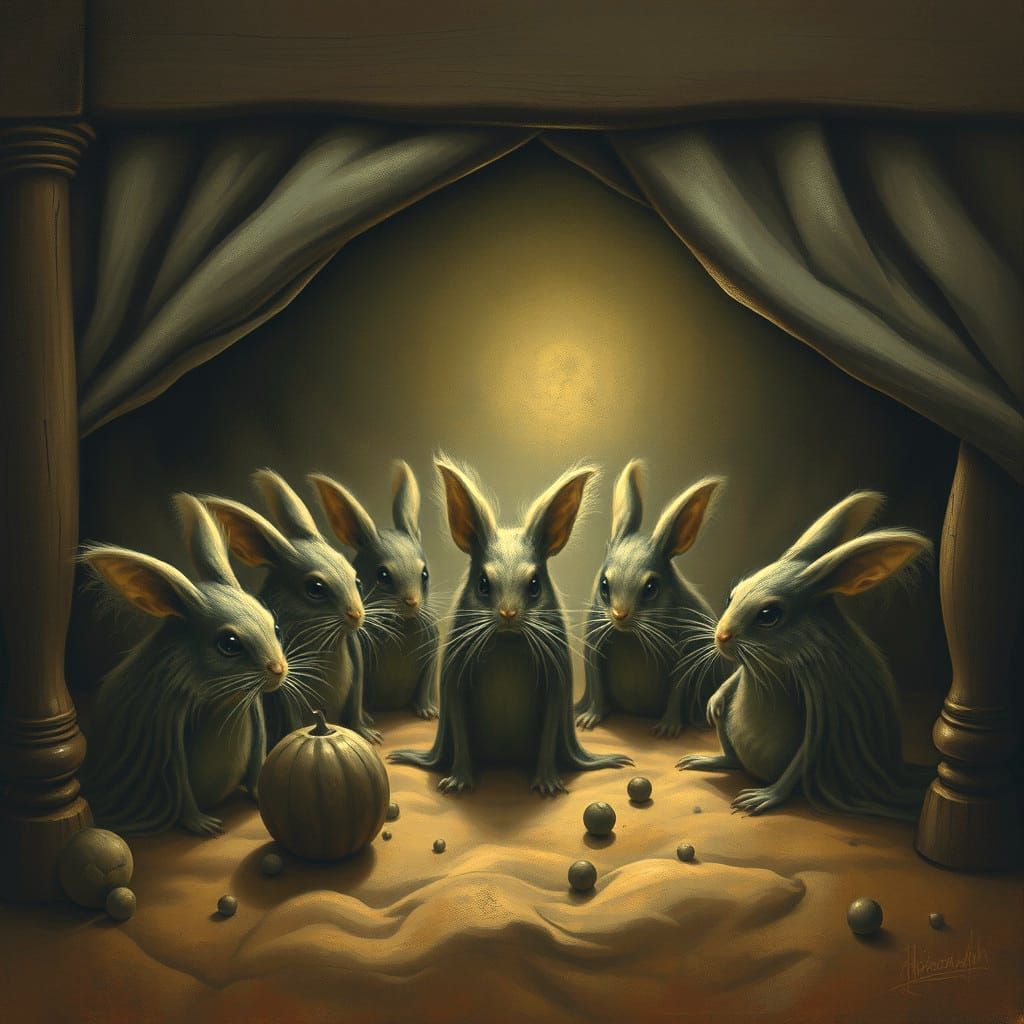 The secret society of dust bunnies under the bed