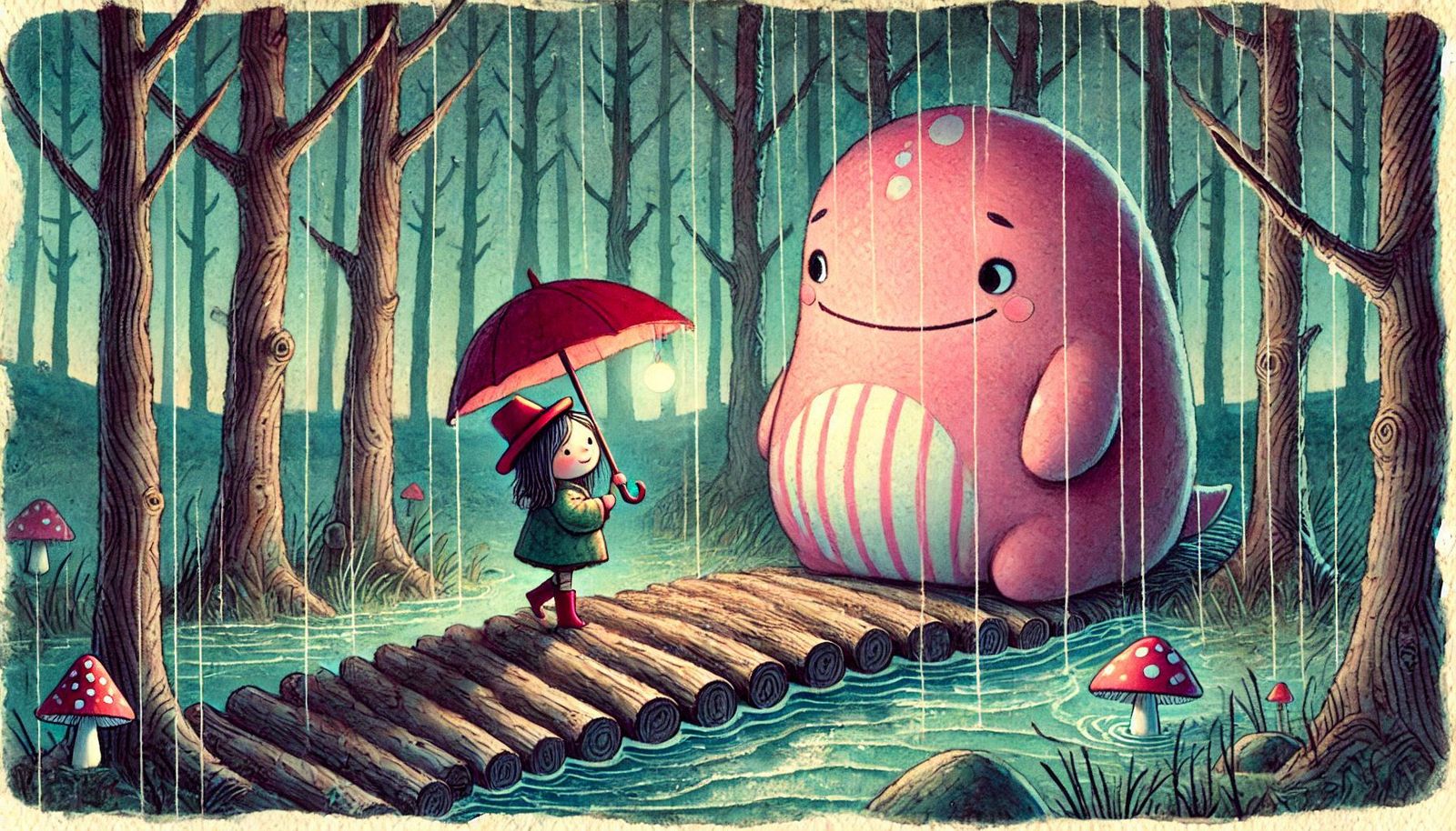 the umbrella scene reimagined (Pupuhi)