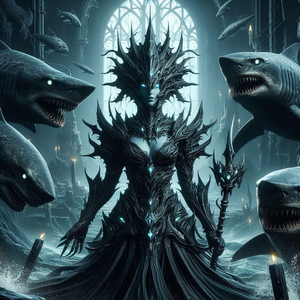 Goddess of ocean carnage