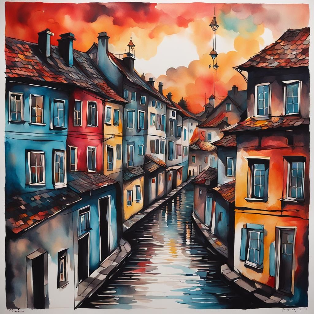 Watercolor painting