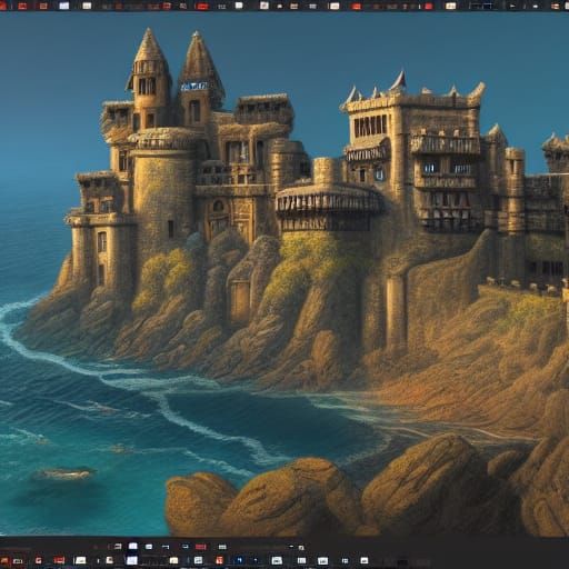 fortress by the ocean