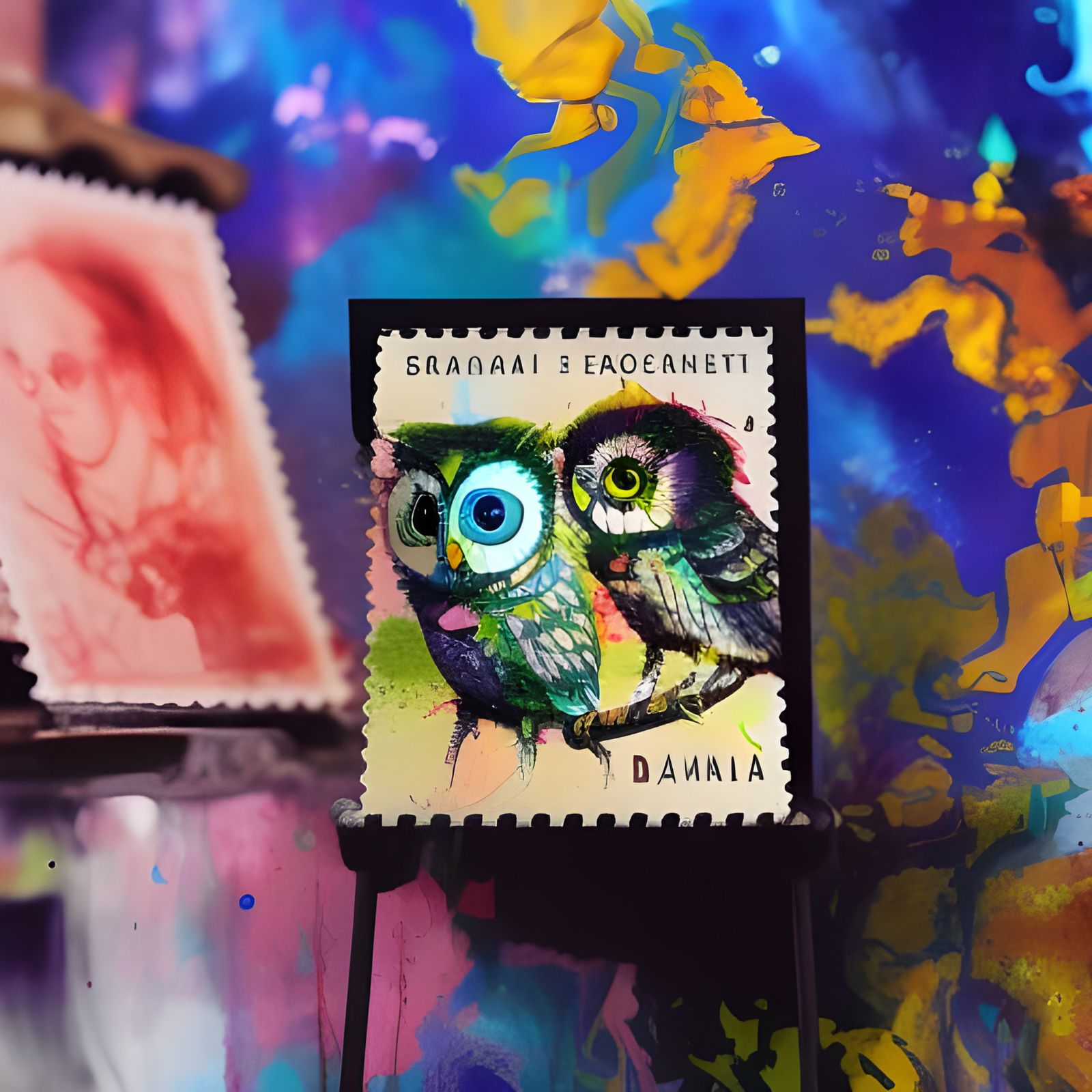 Rare Greekowl Stamp