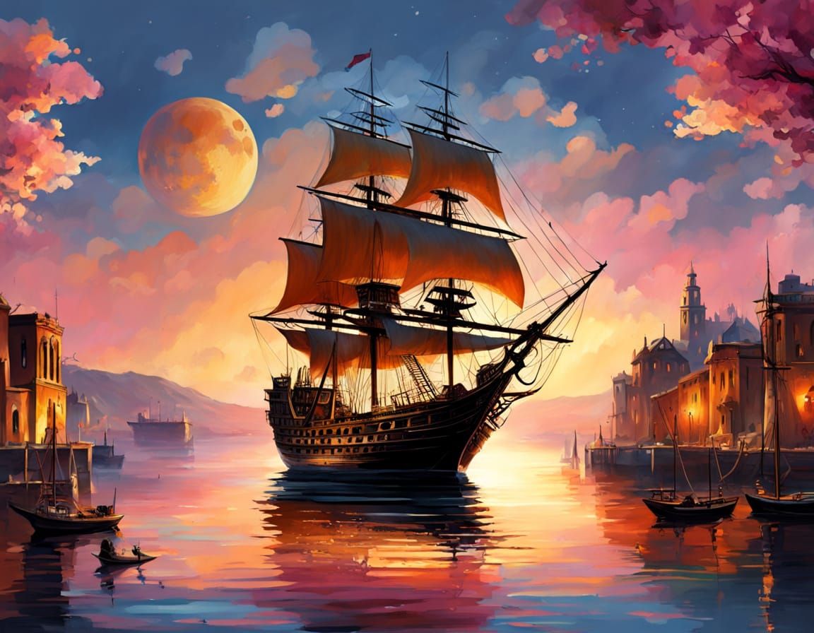 Night sailing  by @Kaydenpat