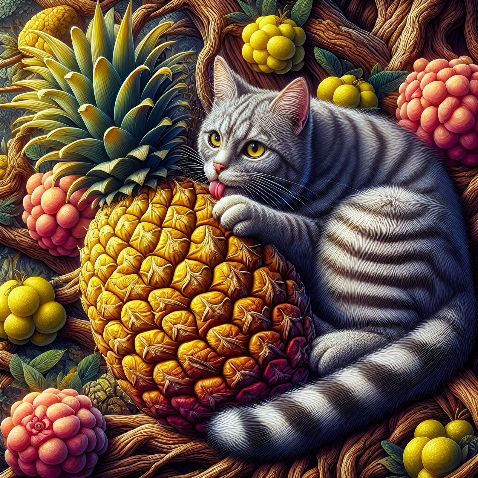 Catzy Liketh PineApples