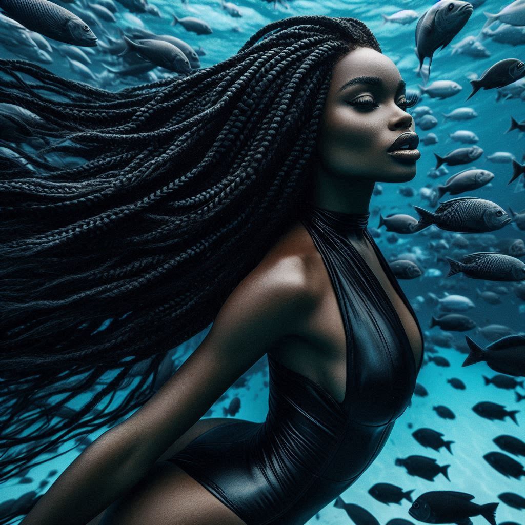 Just a relaxing swim in the ocean