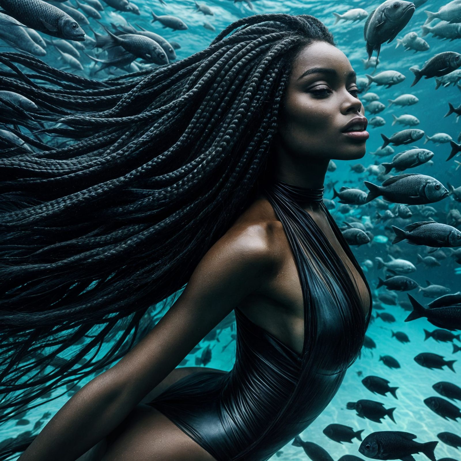 Just a relaxing swim in the ocean