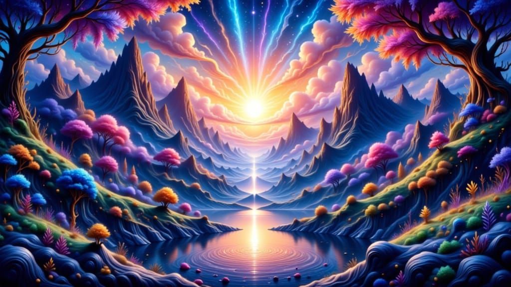  A breathtakingly detailed matte painting with deep, ...  by @The Carlyle