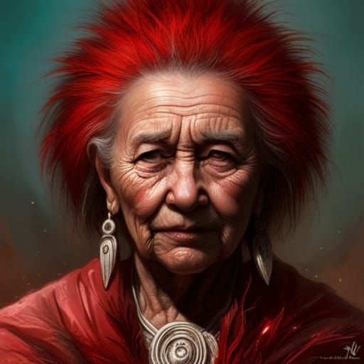 old red feathers AI Generated Artwork NightCafe Creator