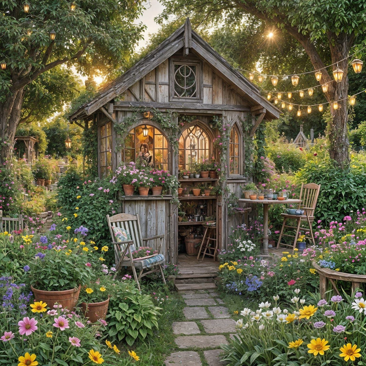 The Wildflower Garden   by @RedPixie