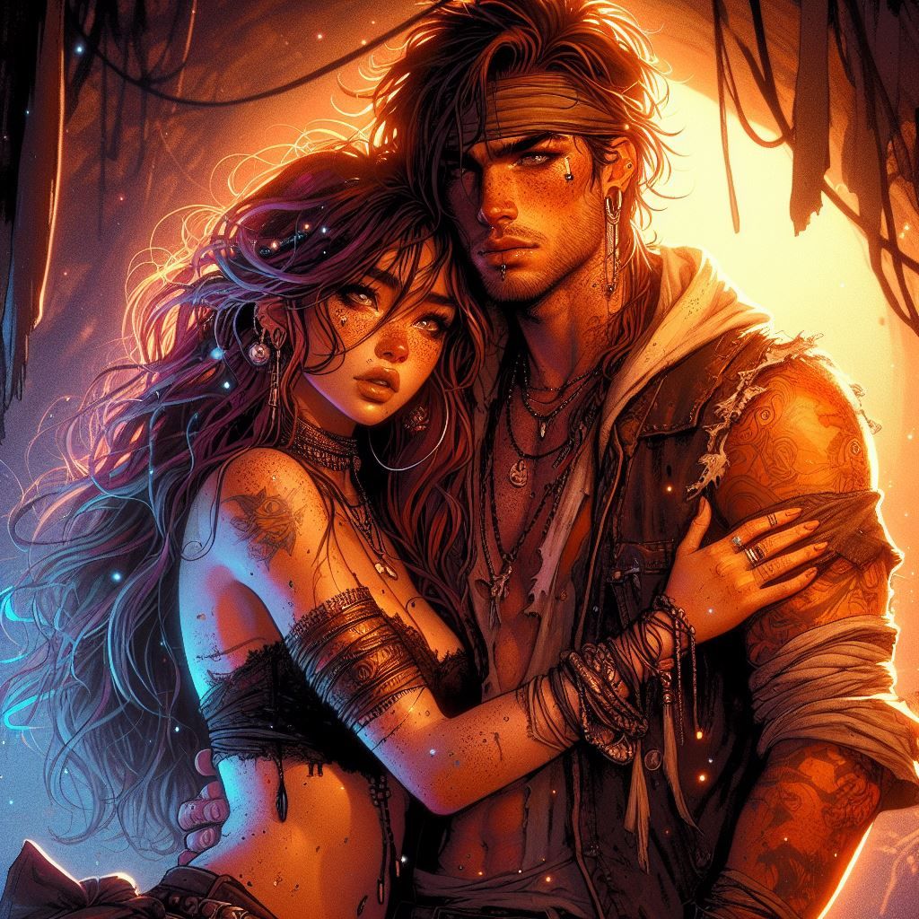 Dual Portrait in the Bandit Cave