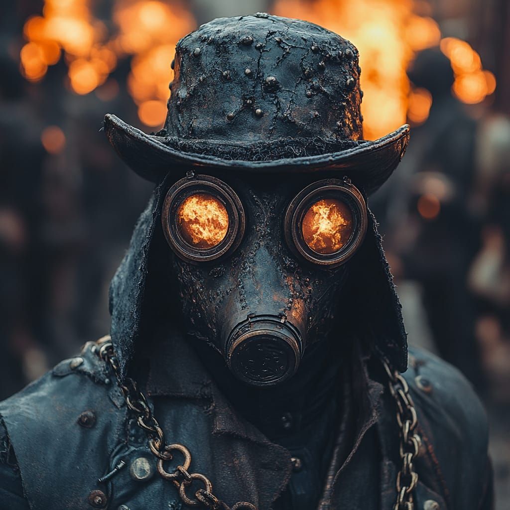 steampunk plague doctor