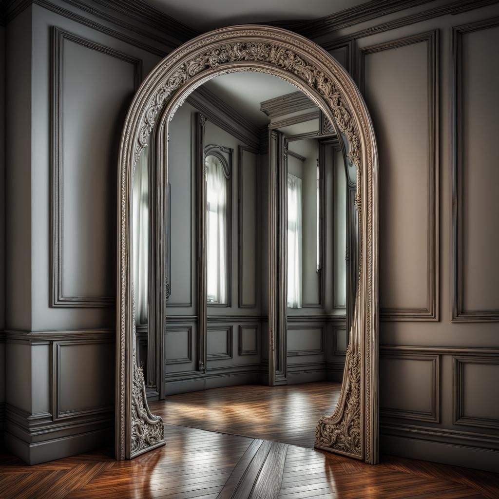 Corner Doorway or Mirror?  by @Rick Smith