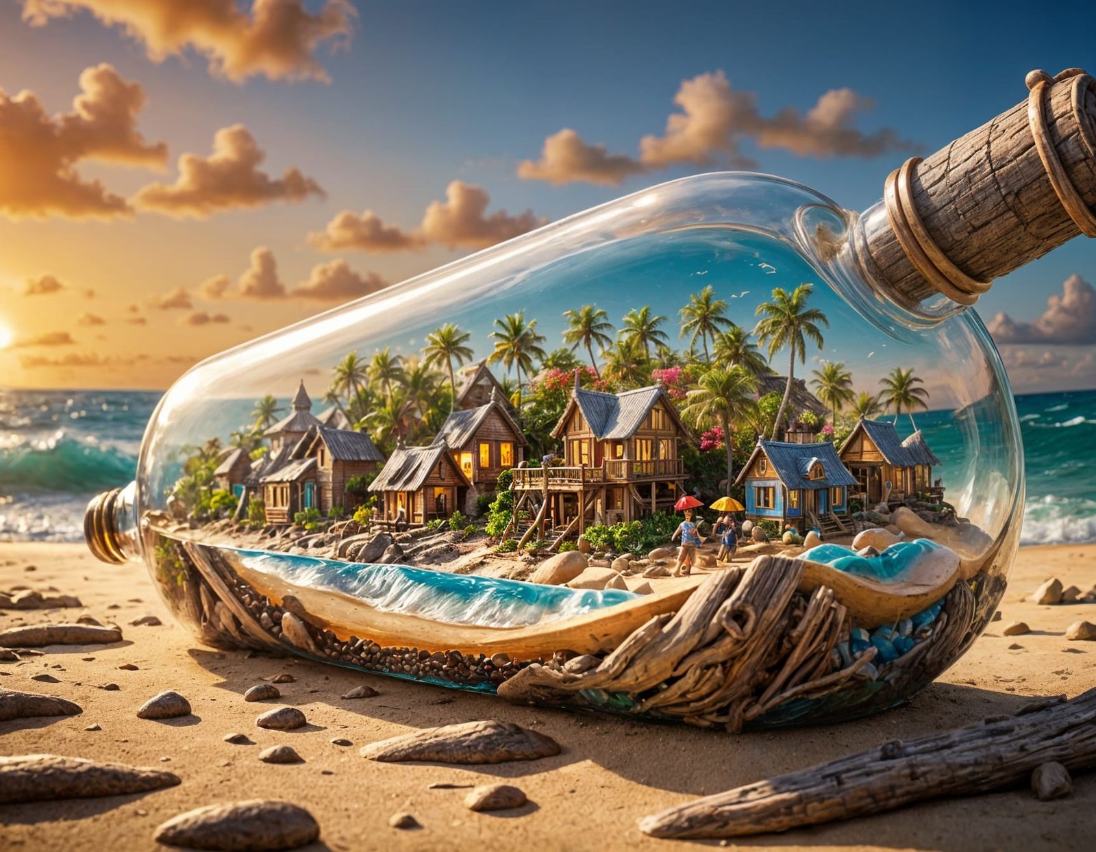 Hawaii in a bottle  by @Dago1956