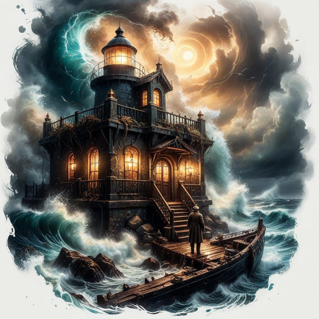 Lighthouse Keeper's Vigil 🔦🌊
