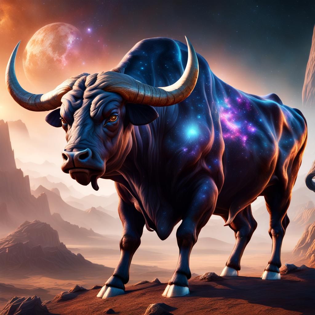 Taurus the Bull AI Generated Artwork NightCafe Creator