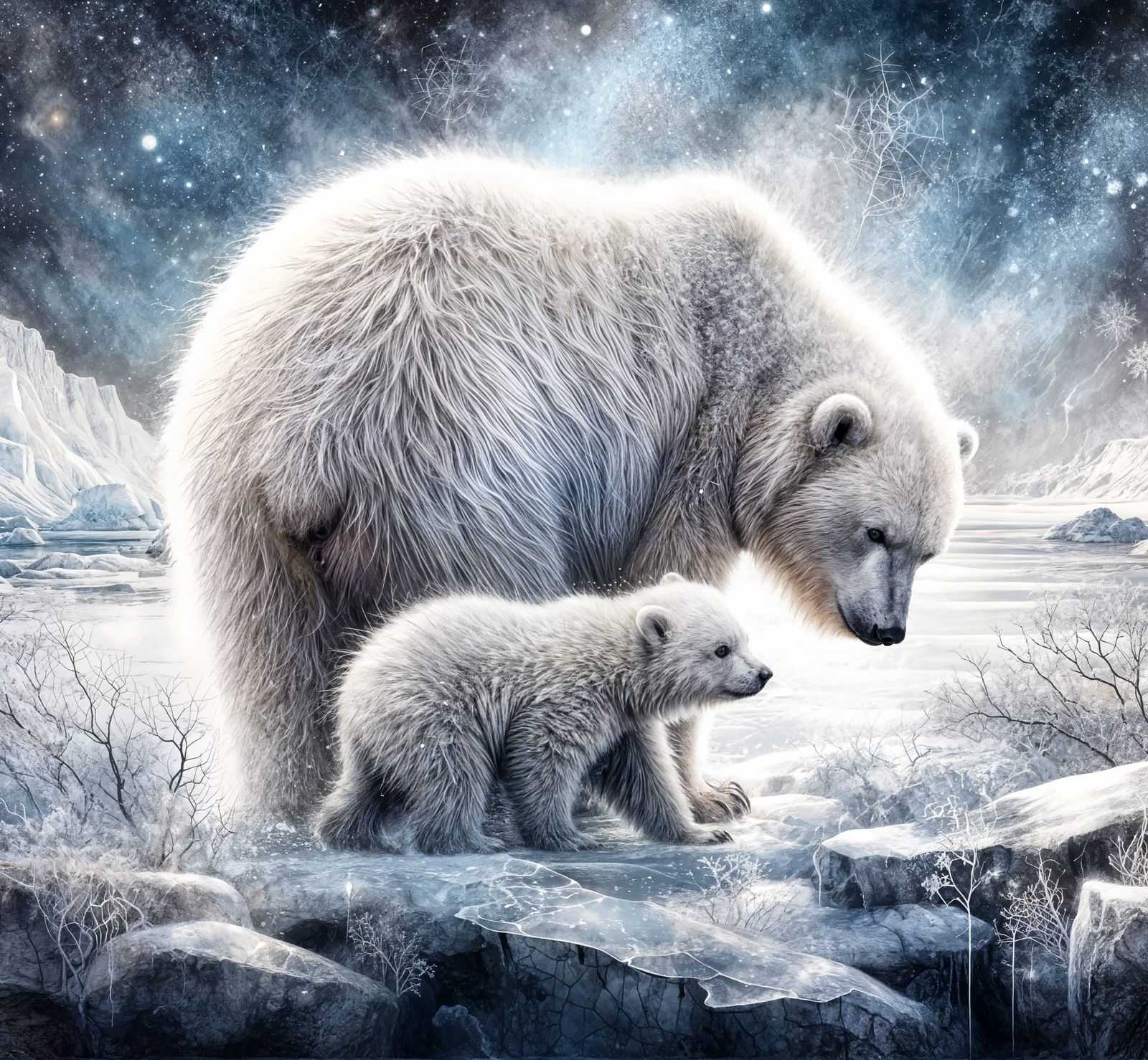 a polar night  by @Brigitte 