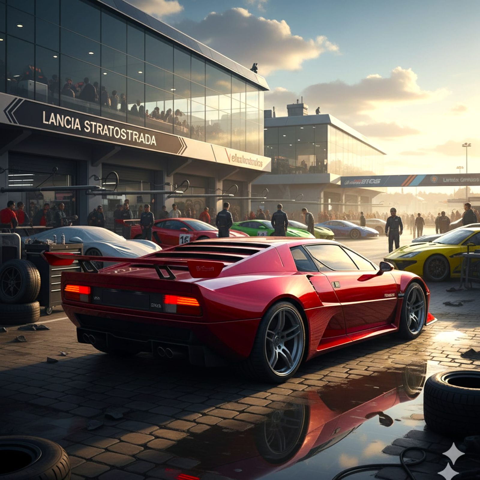 Lancia GT/GT3 Design Study, rear quarter