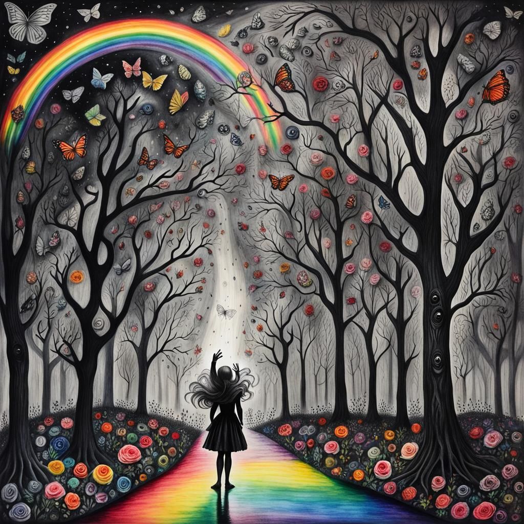 artist , alcohol inks , speech bubble that says "  Art Matters" " 