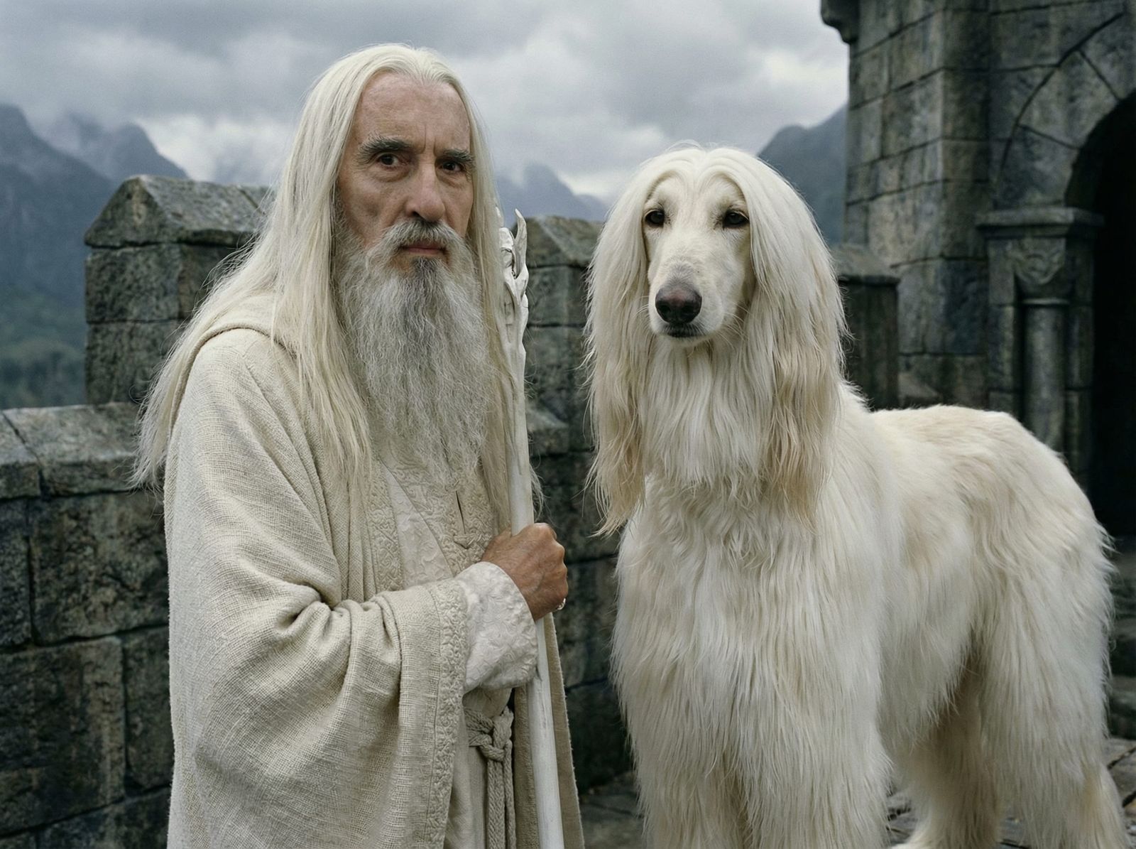 Saruman & Precious  by @Rey Izain