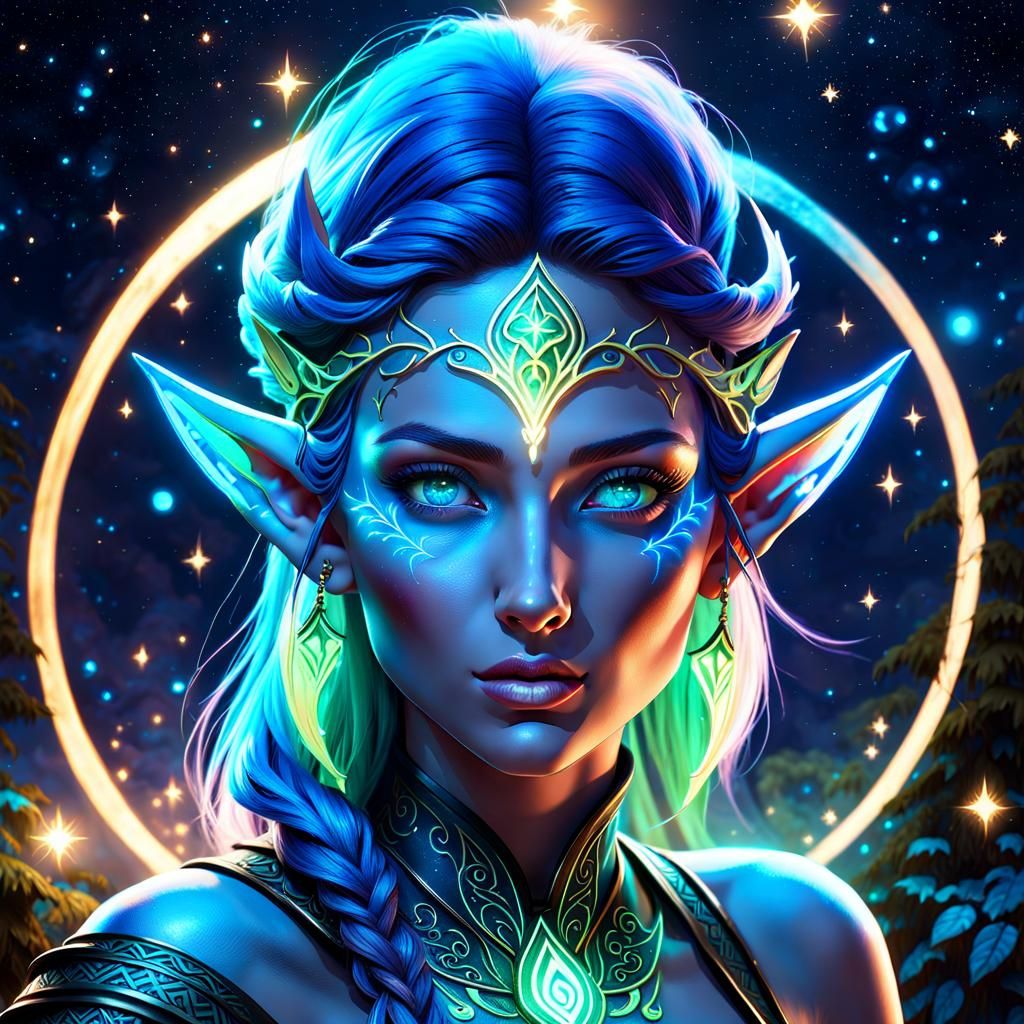 Night Elf - AI Generated Artwork - NightCafe Creator