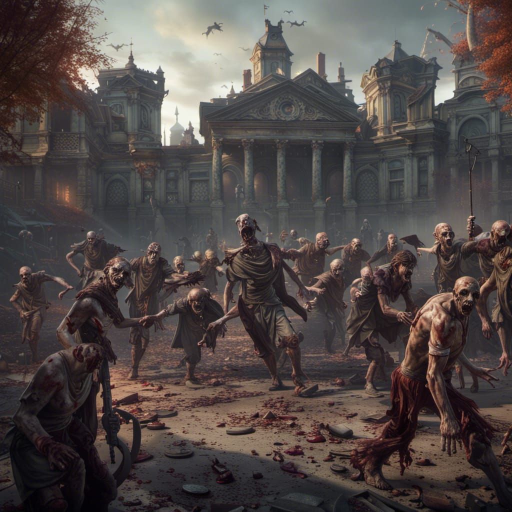 Zombies attack