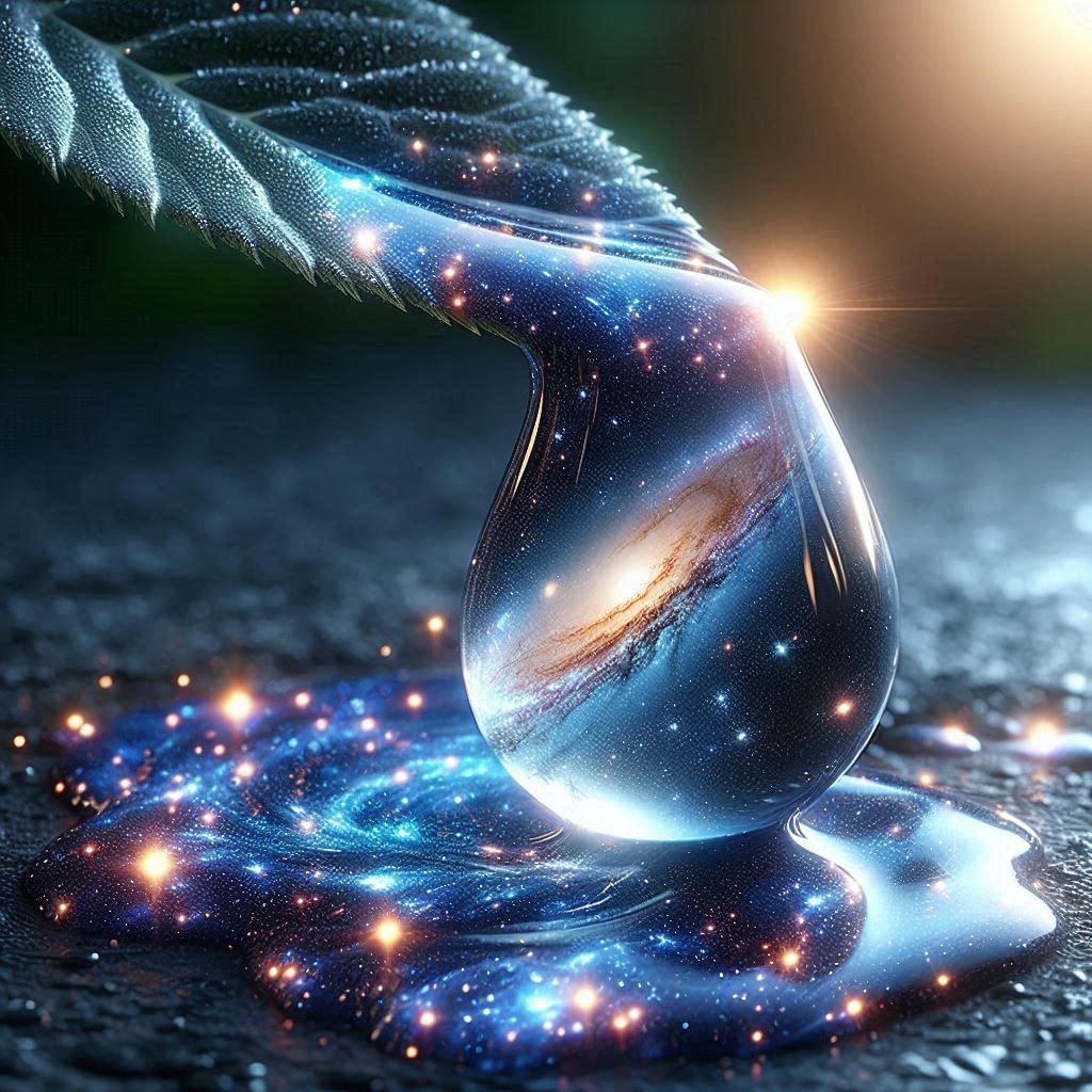 Milky Way dewdrop