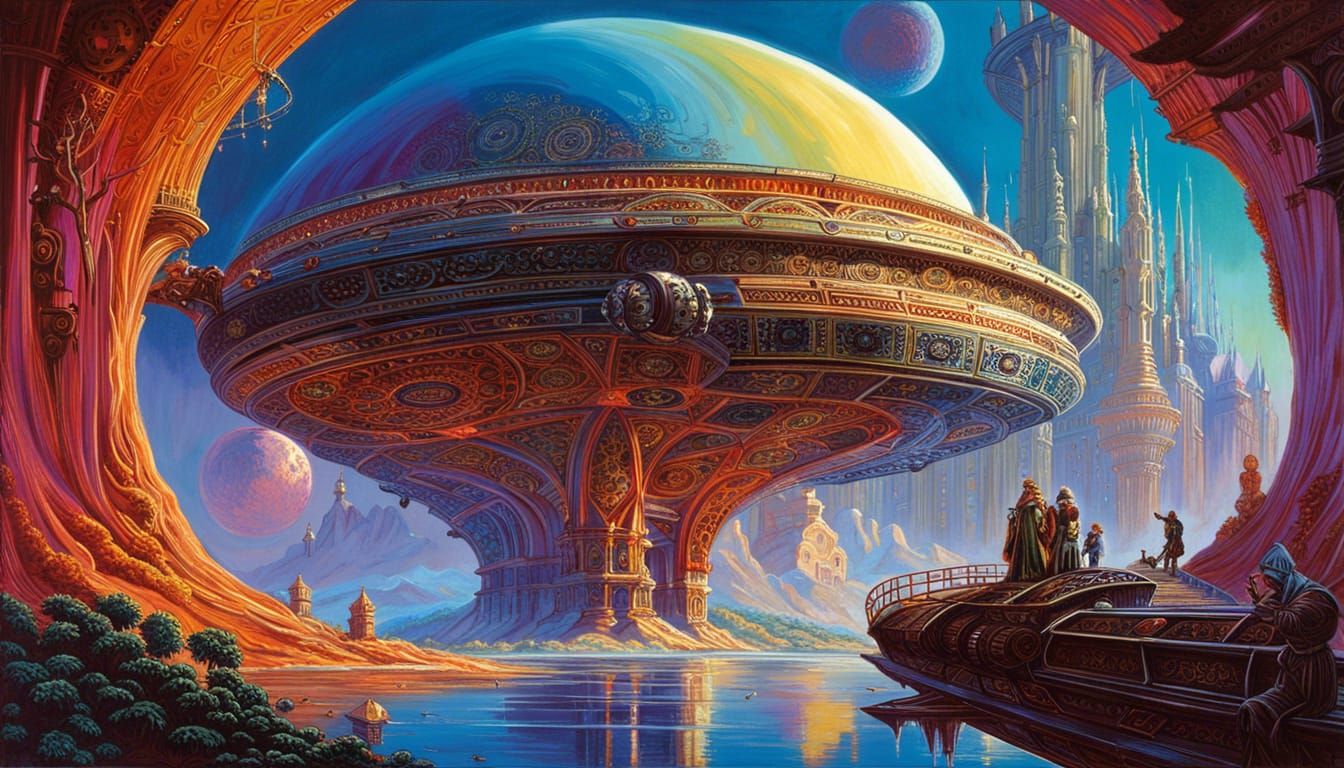 Grandiose, Idyllic, Awe-Inspiring,  masterful, Vast Fantasy ...