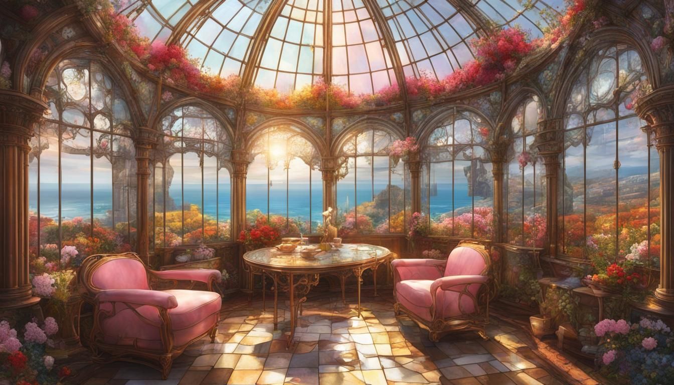 Marjory is a steam punk florist in the wilderness by the sea...