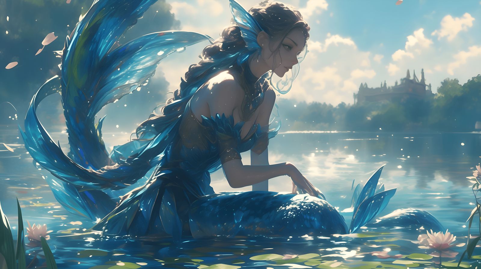 Undines, geniuses of the waters