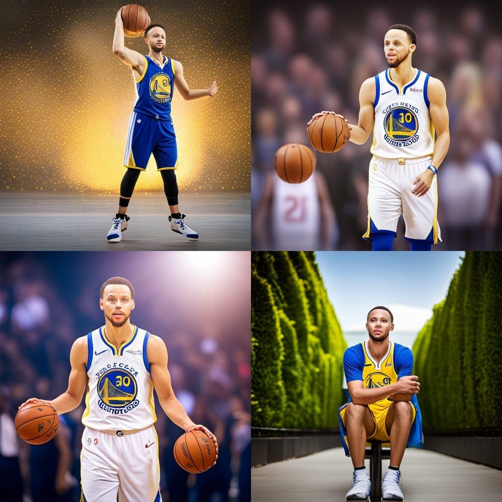 Steph Curry - Ai Generated Artwork - Nightcafe Creator