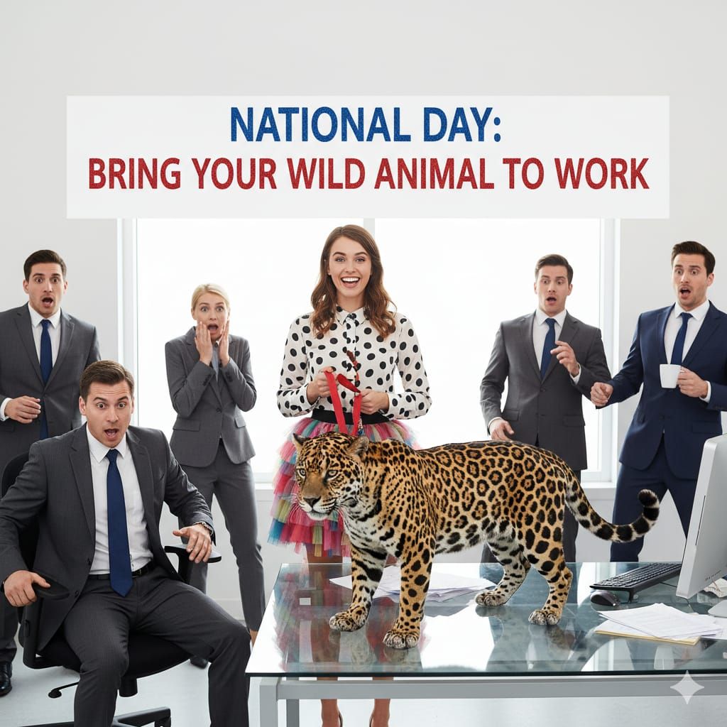 National Day: Bring your wild animal to work.