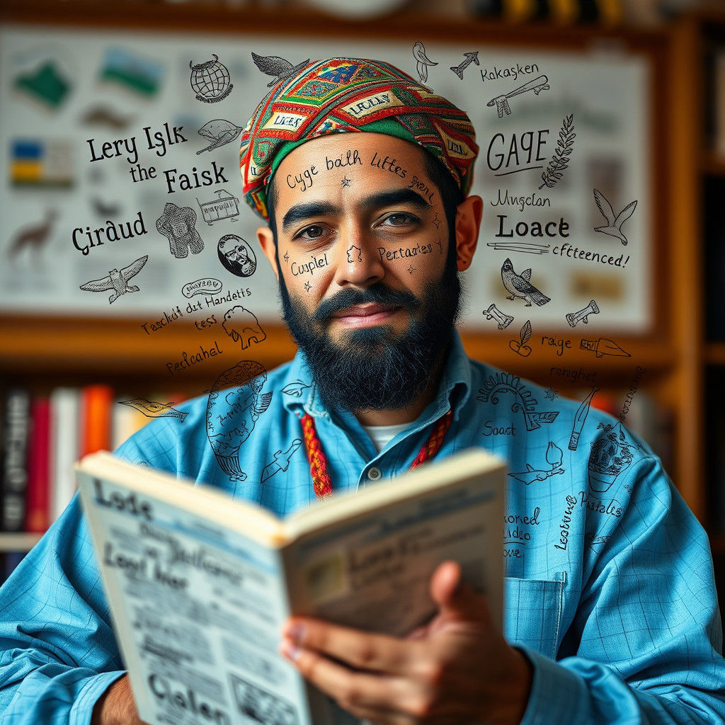 Textbook Doodles: Playful Defacements and Artistic Mischief