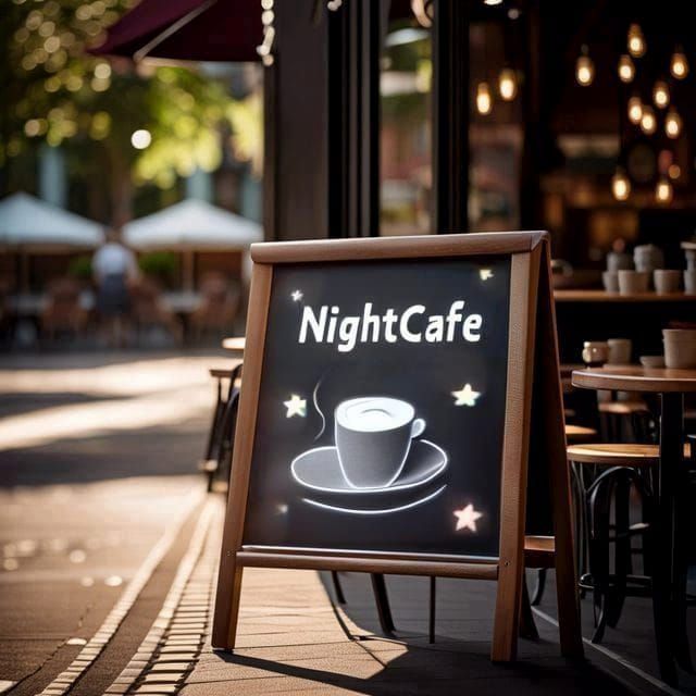 Nightcafe sign