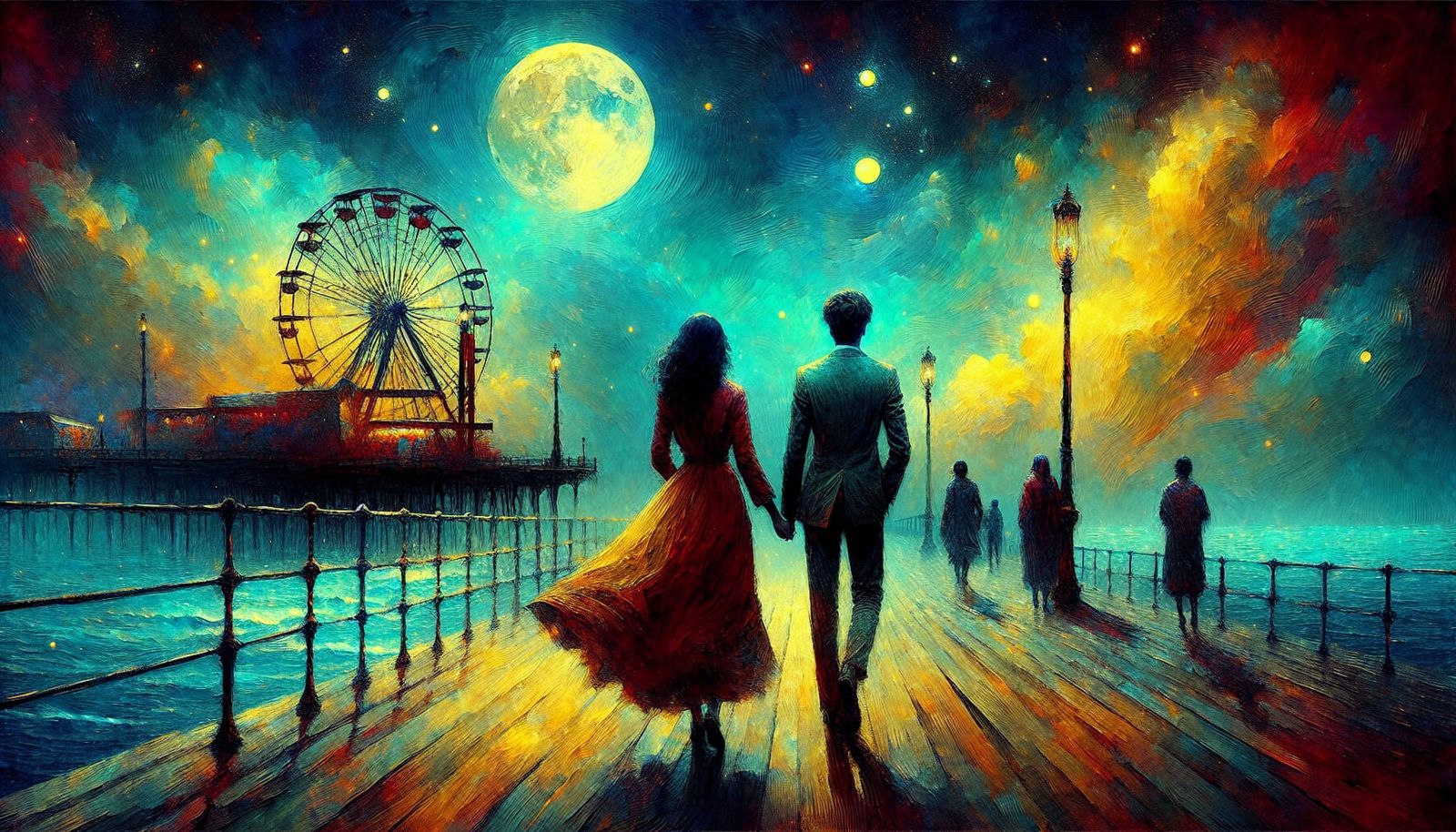 BOARDWALK SUMMER NIGHT  by @BIG