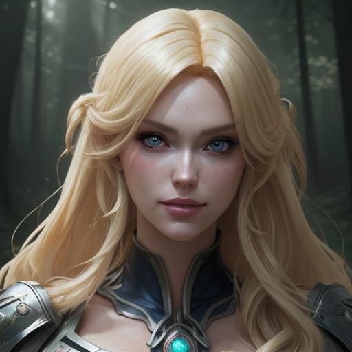 A blonde girl named barbie turns into a werewolf and h head and