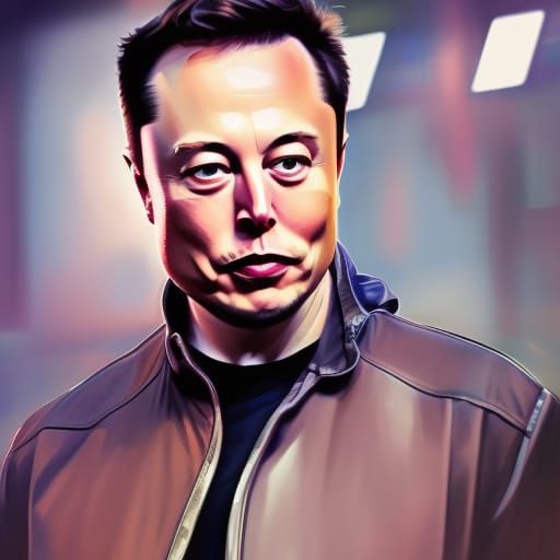 Elon Musk - AI Generated Artwork - NightCafe Creator