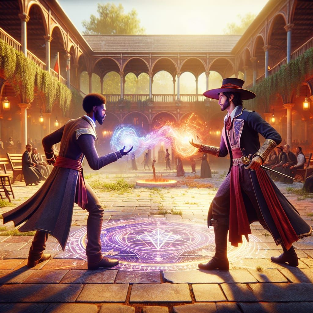 Magical duel  by @Alexoa1