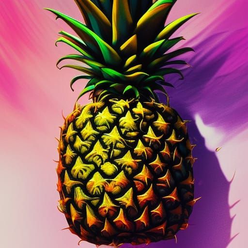 Holy pineapple - AI Generated Artwork - NightCafe Creator