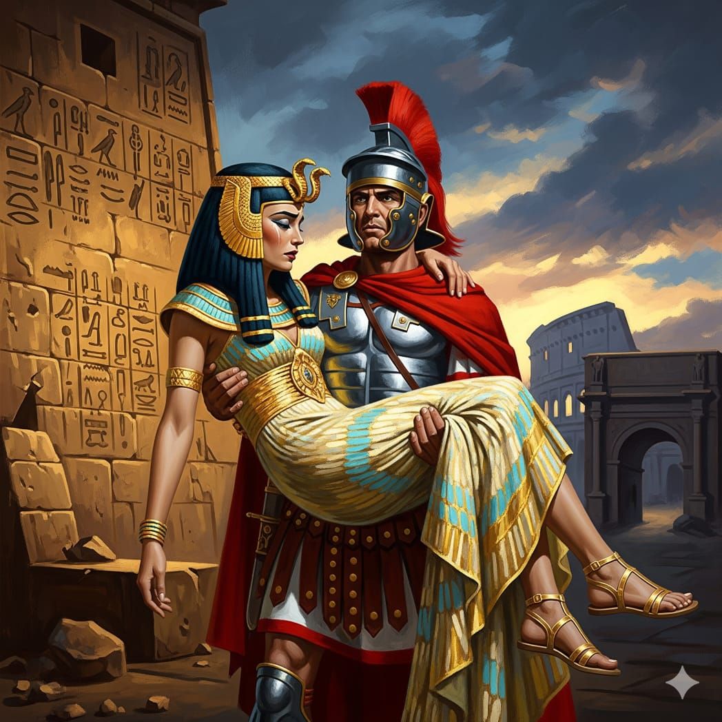 The theatrical beauty of Cleopatra